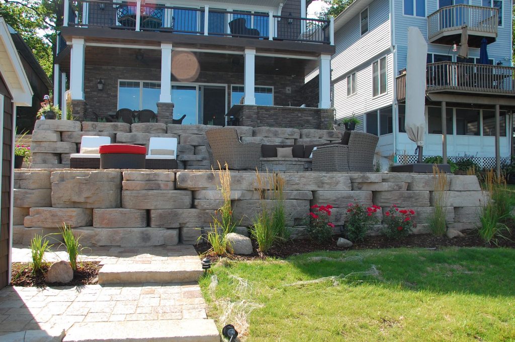 Rosetta Staircase and Raised Patio